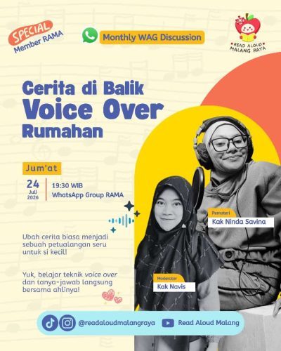 Monthly WAG Discussion: Cerita di Balik Voice Over Rumahan